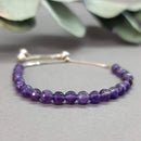 Amethyst Sterling Silver Bracelet