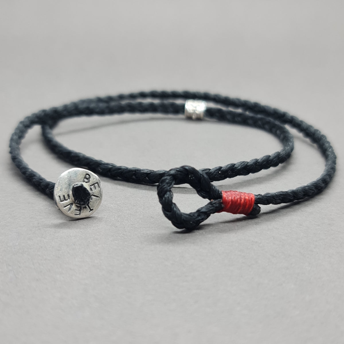 Sterling Silver Cord Bracelet