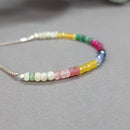 Citrine & Tourmaline Sterling Silver Bracelet