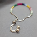 Citrine & Tourmaline Sterling Silver Bracelet