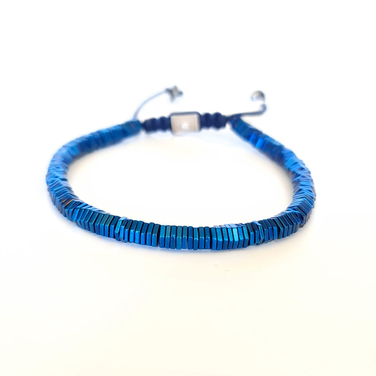 Hematite Bracelet with Silver Clasp