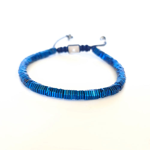 Hematite Bracelet with Silver Clasp