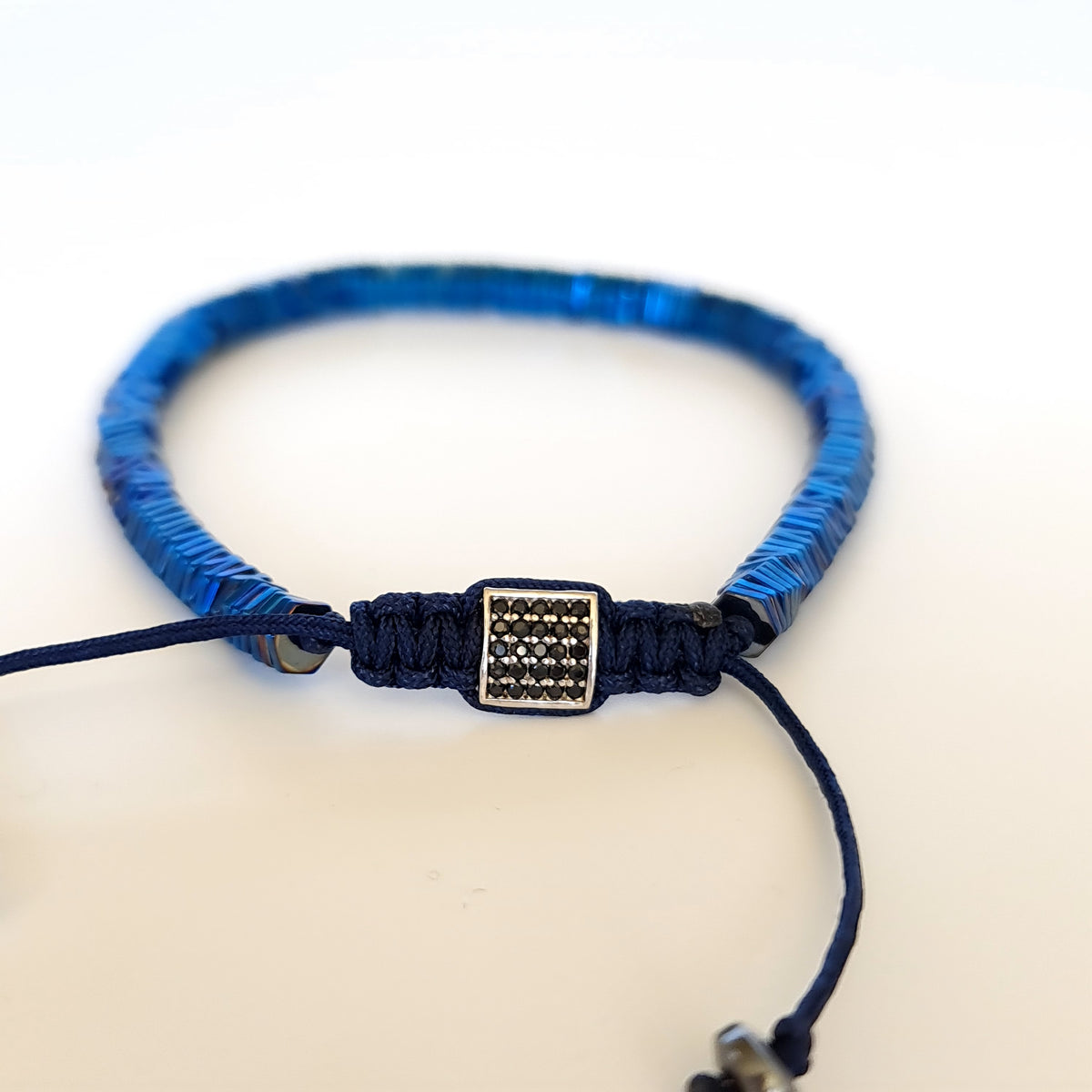 Hematite Bracelet with Silver Clasp