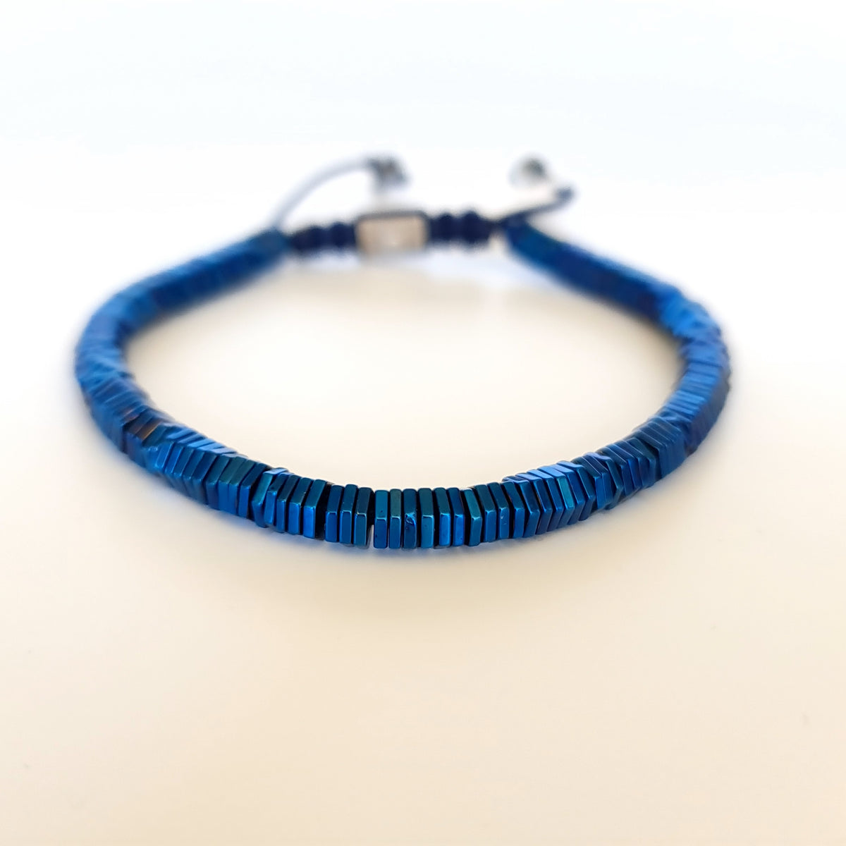 Hematite Bracelet with Silver Clasp