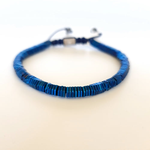 Hematite Bracelet with Silver Clasp