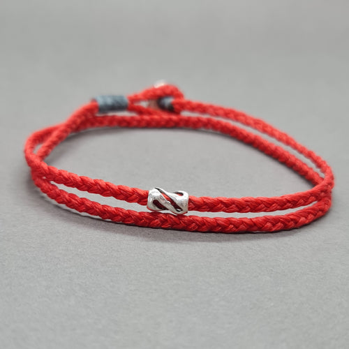 Sterling Silver Cord Bracelet