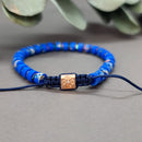 Sea Sediment Jasper & Hematite Bracelet