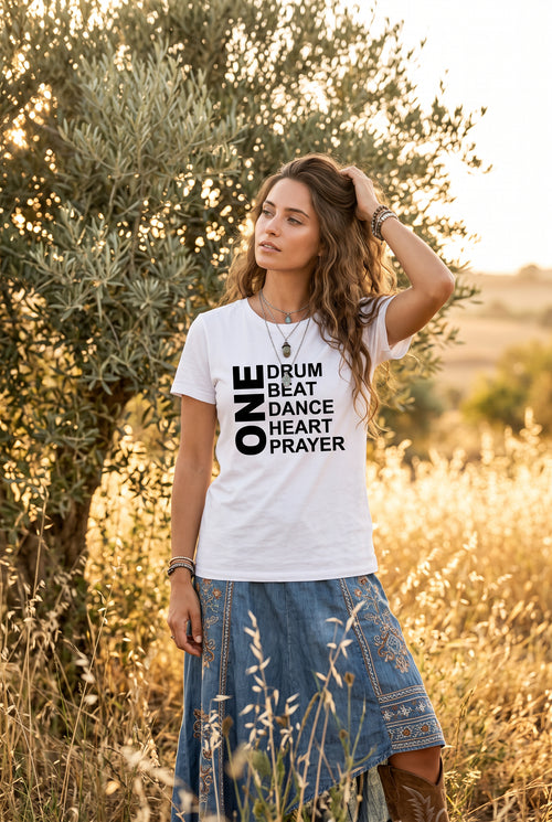One Drum. One Beat. One Dance. One Heart. One Prayer. Tee · 2019 Dance